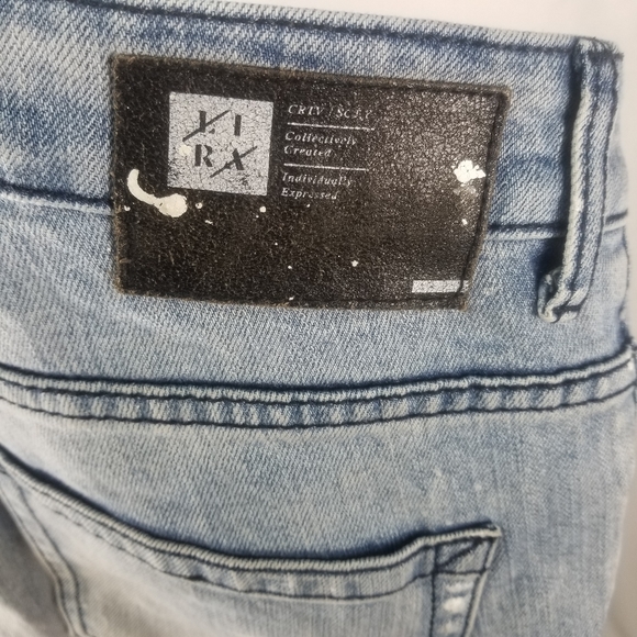 Distressed and Painted Lira CRTV/SCTY Skinny Jeans - Picture 3 of 5